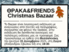 Χριστουγεννιάτικο bazaar Θράκα & friends στη Θεσσαλονίκη (Ζώγια, 15.12.2025)